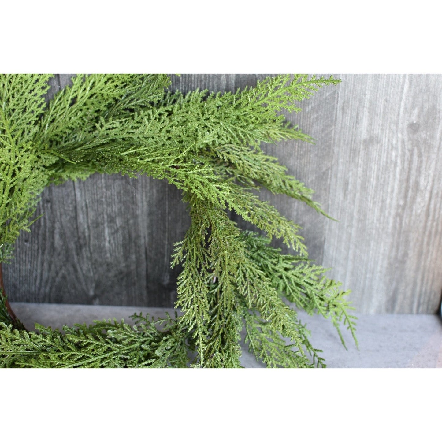 Faux Cedar Wreath - 12"