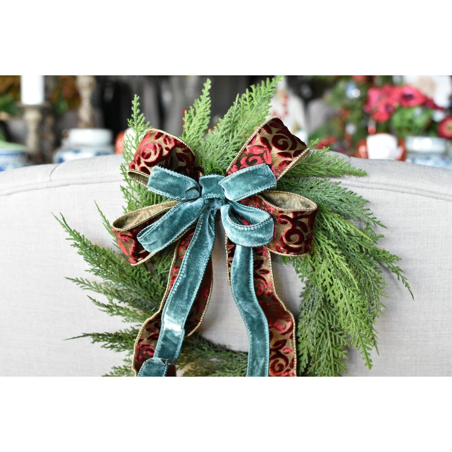 Faux Cedar Wreath - 12"