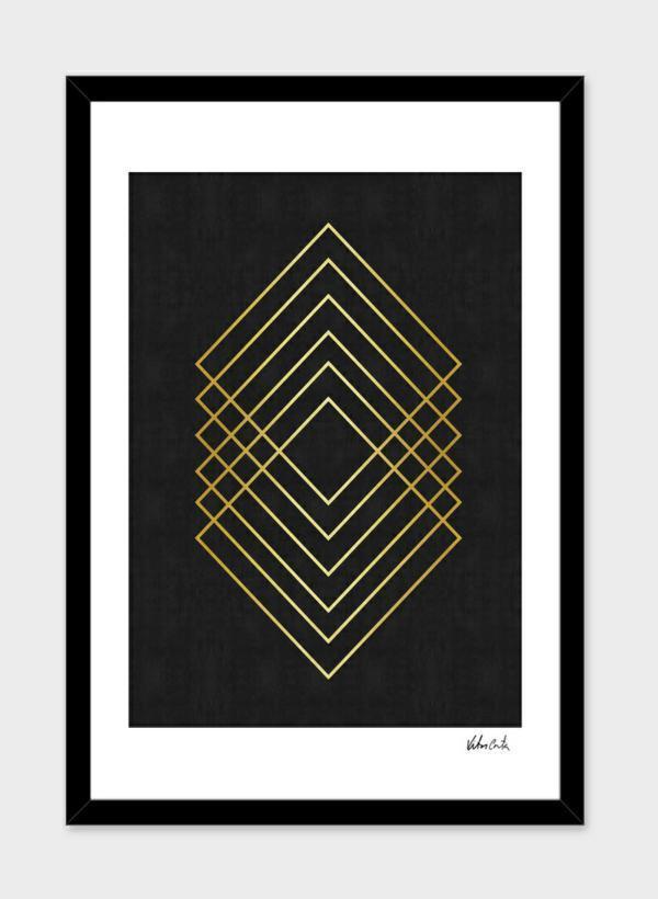 "Aethelred" Geometric Abstract Wall Art