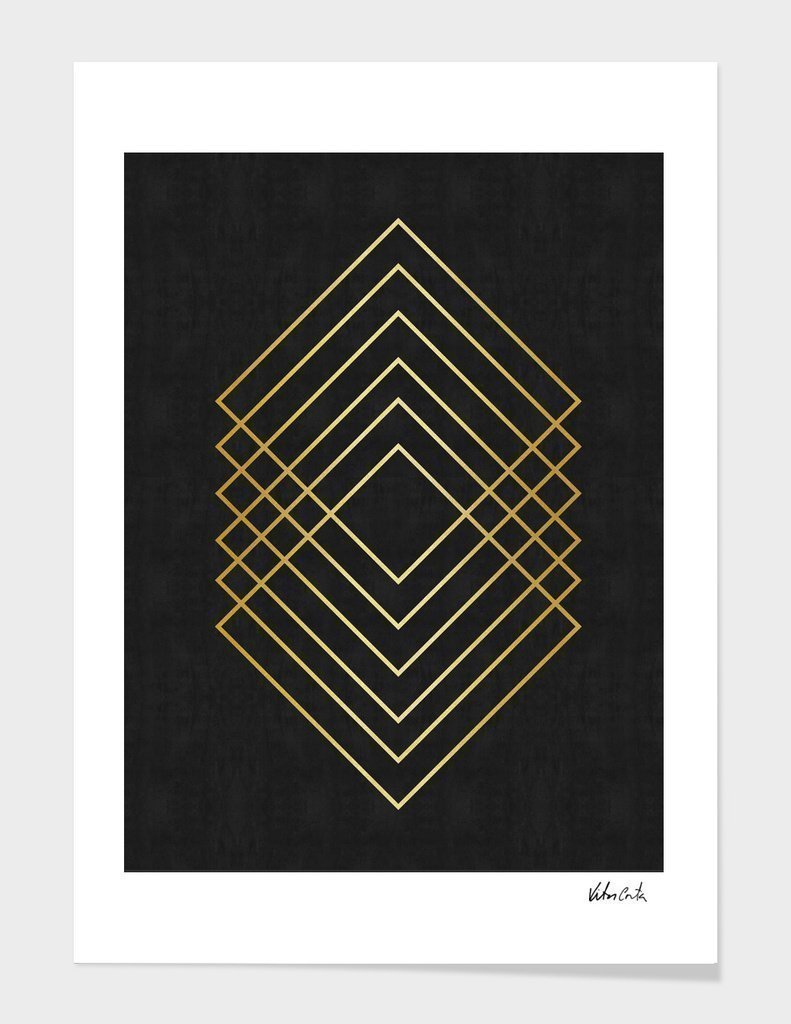 "Aethelred" Geometric Abstract Wall Art