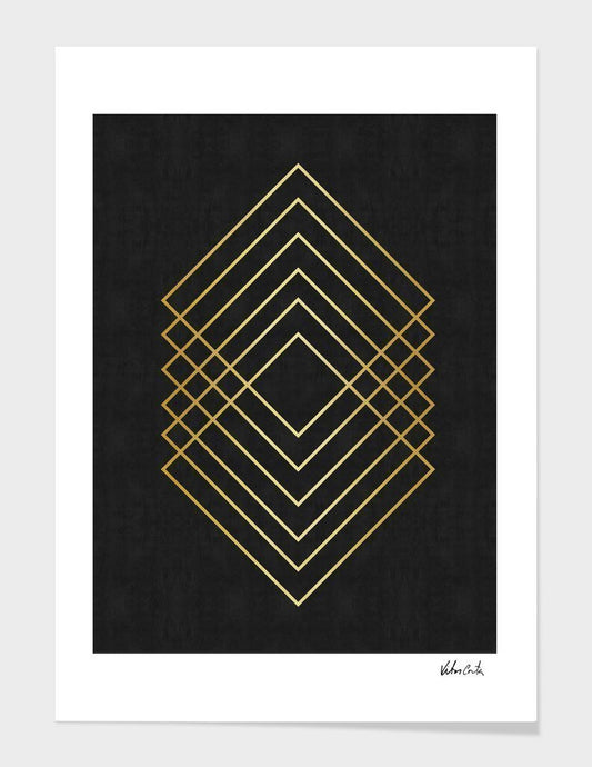 "Aethelred" Geometric Abstract Wall Art