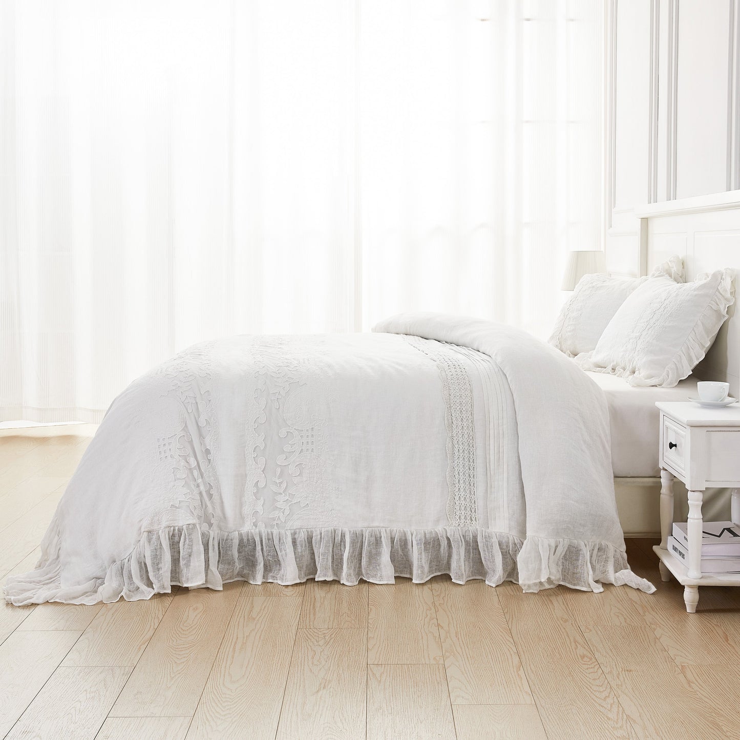 Tabitha Linen Duvet Cover Set