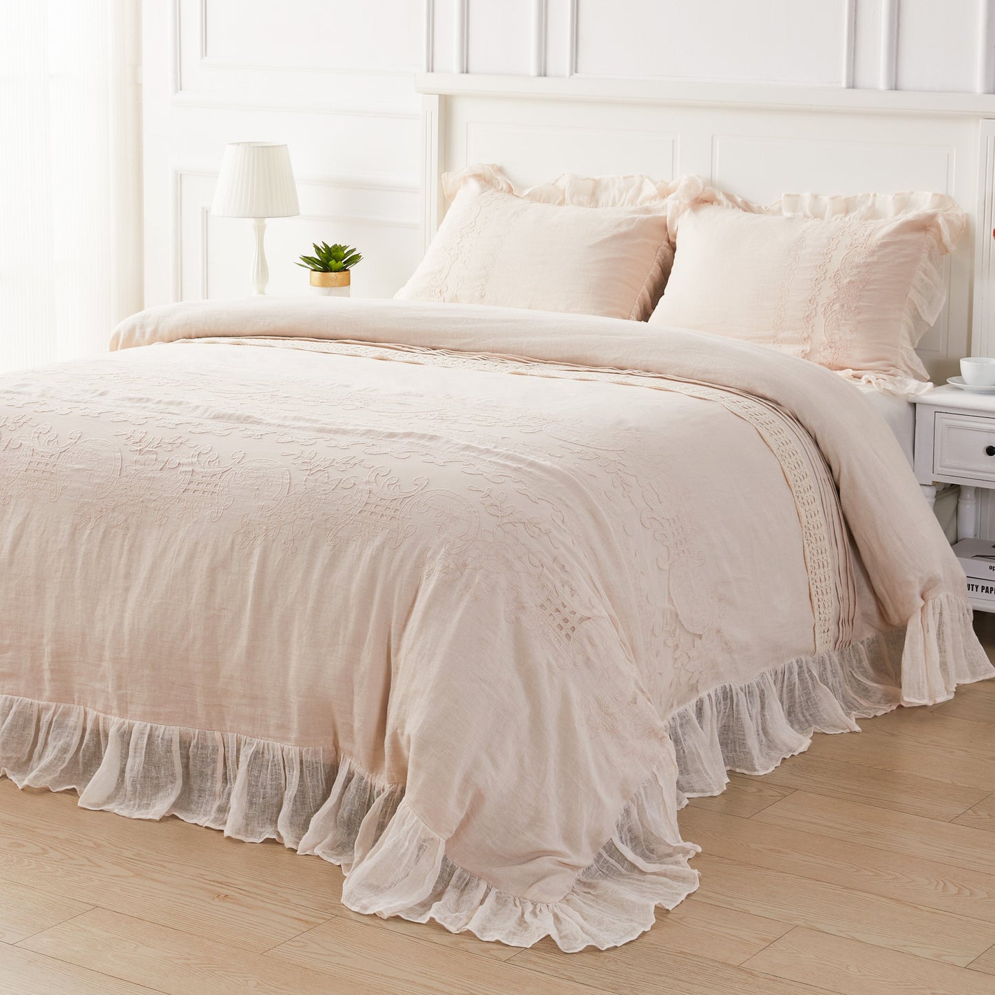 Tabitha Linen Duvet Cover Set