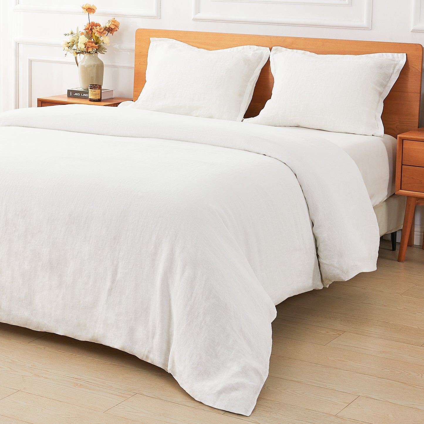 100% Belgian Flax Linen Duvet Cover Set