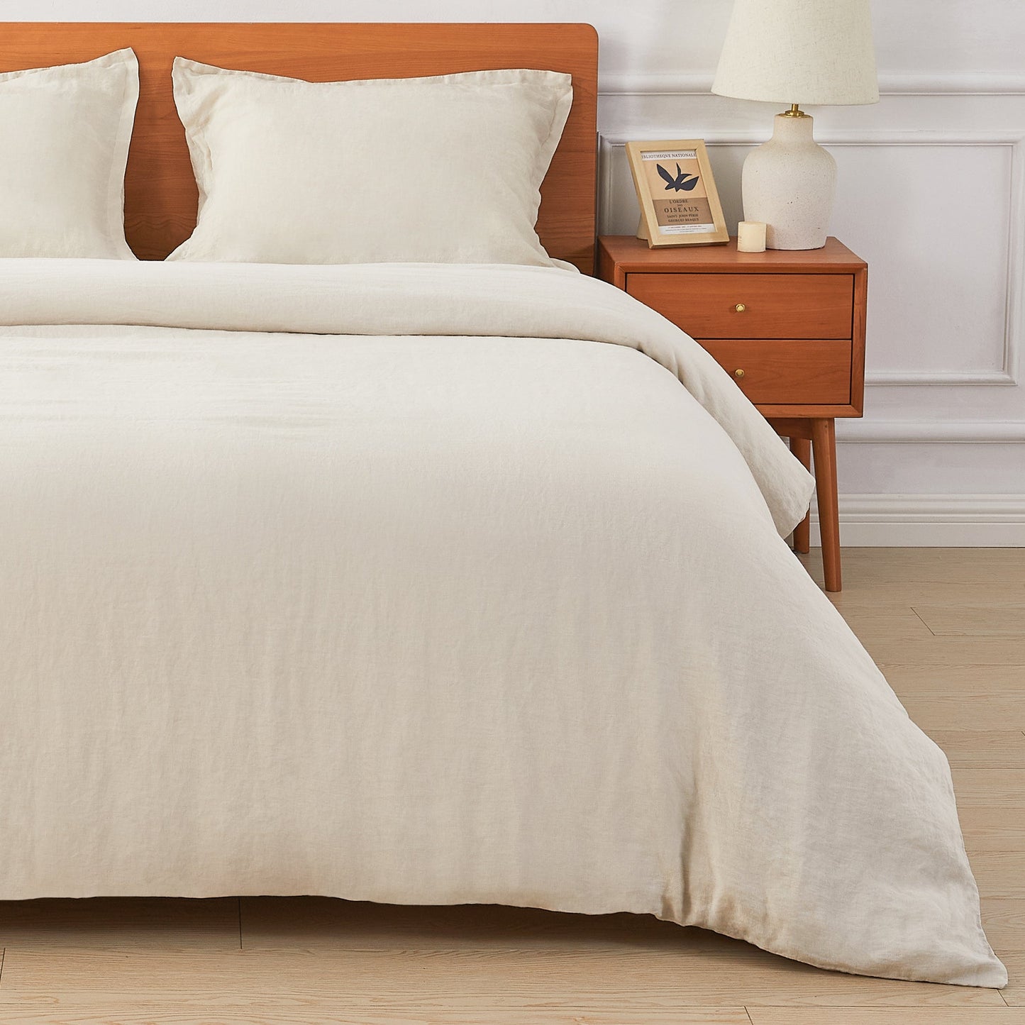 100% Belgian Flax Linen Duvet Cover Set