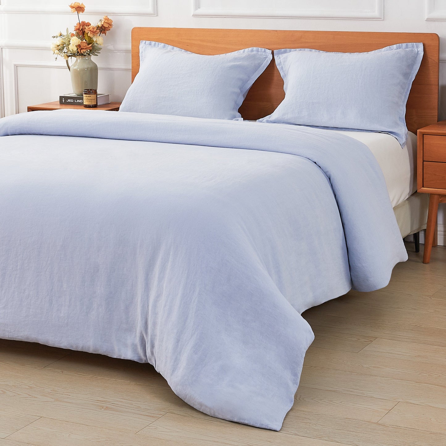 100% Belgian Flax Linen Duvet Cover Set