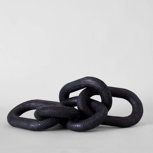 Charred Wood Chain, Large Link