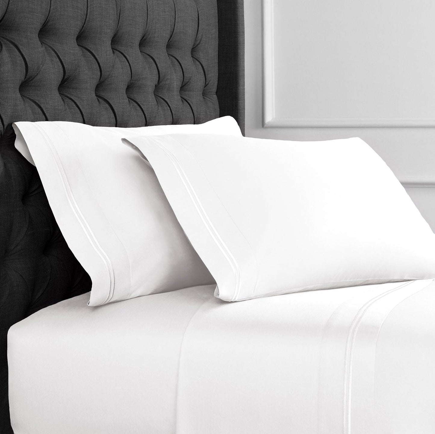 The Regent Border: 600-Thread-Count Embroidered Sateen Set