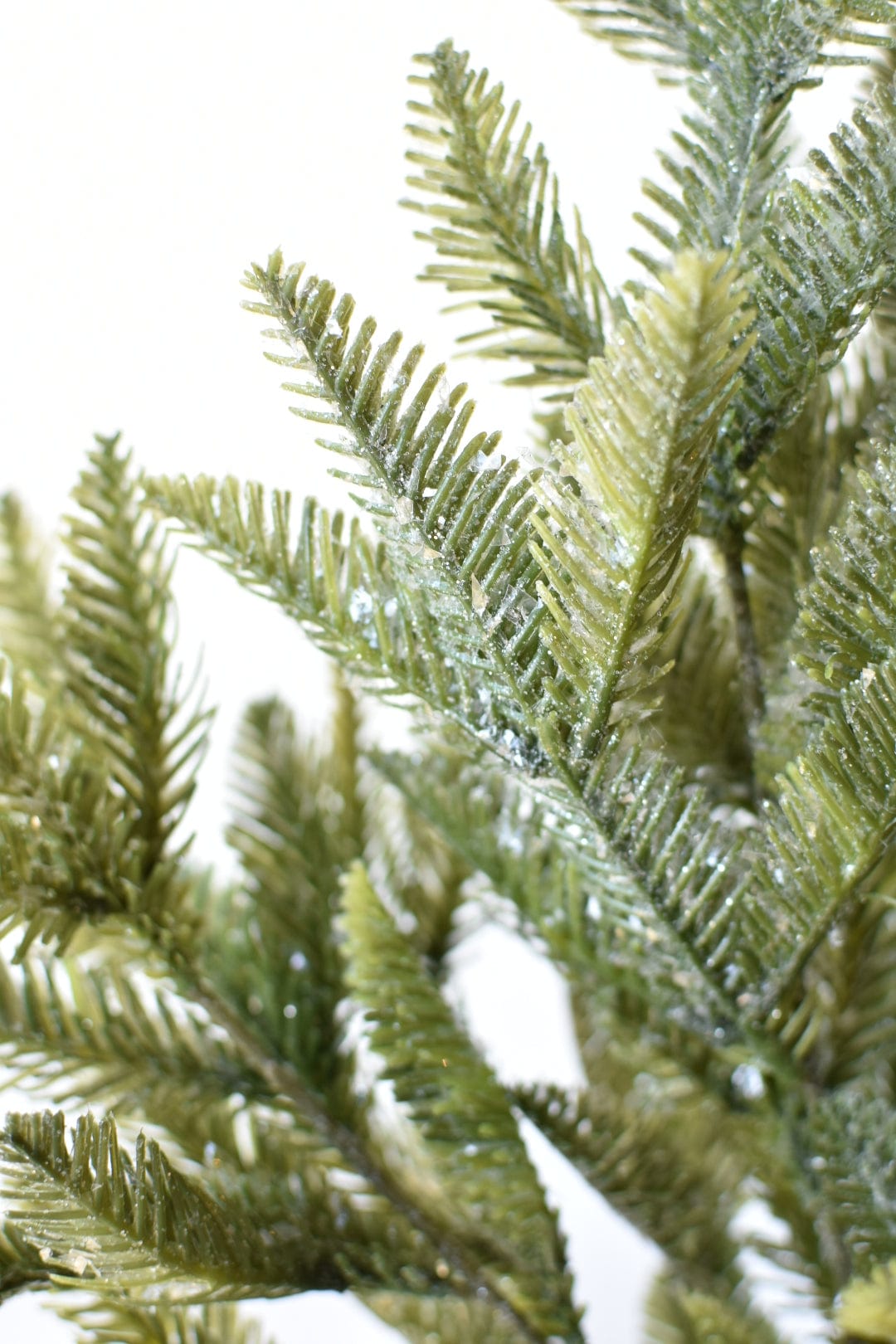 Faux Iced Sugar Pine Bush - 18"