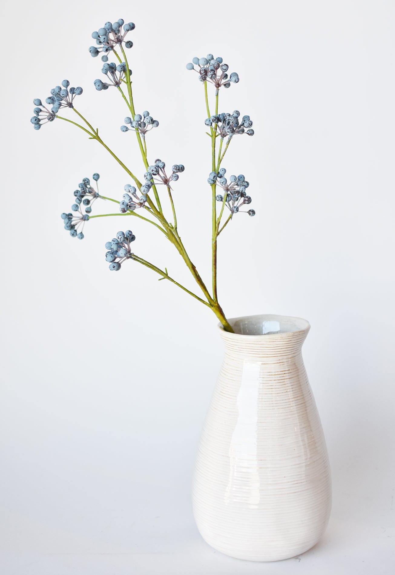Faux Blue Berry Spray - 28.5"