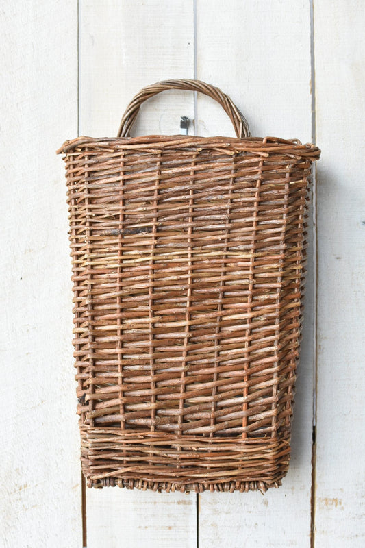 Wicker Basket with Handle - 11" x 17"