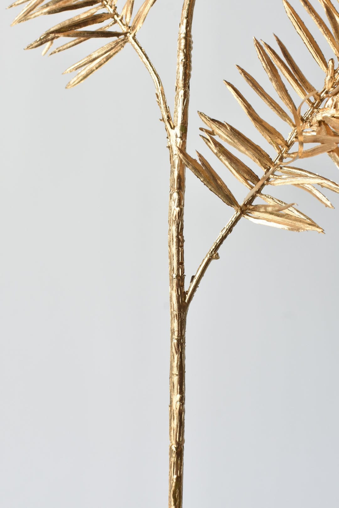 Faux Gold Metallic Hemlock Pine Stem - 23.5"