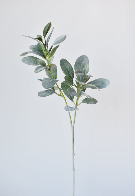 Faux Lambs Ear Leaf Stem - 28"
