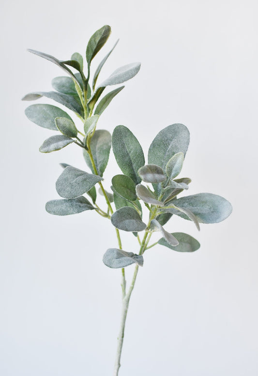 Faux Lambs Ear Leaf Stem - 28"