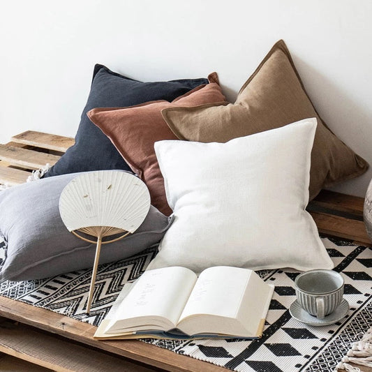 Linen Pillow COVER, 18"x18"