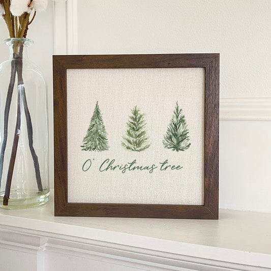 O' Christmas Tree - Framed Picture