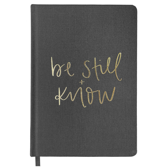 "Be Still and Know" Fabric Journal