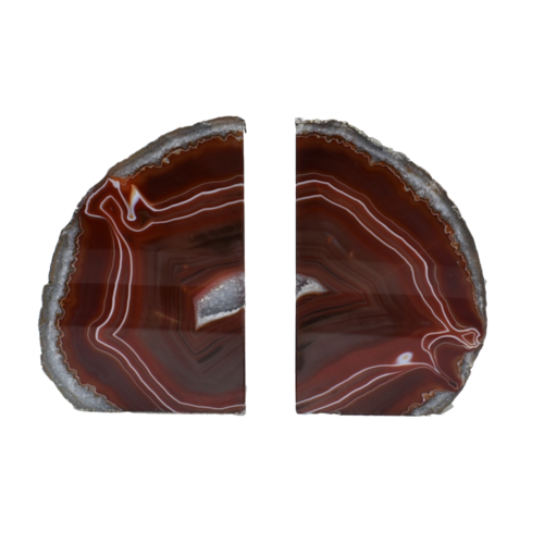 Ethereal Geode Bookends