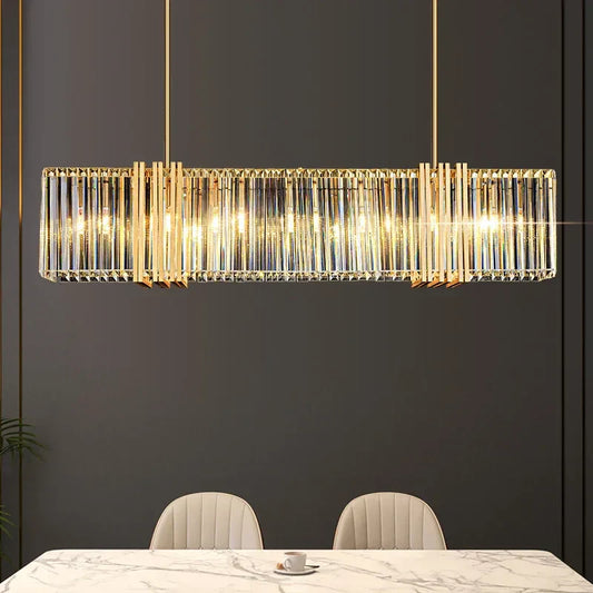 Luxe E14 LED Crystal Pendant Chandelier - DecorBites™