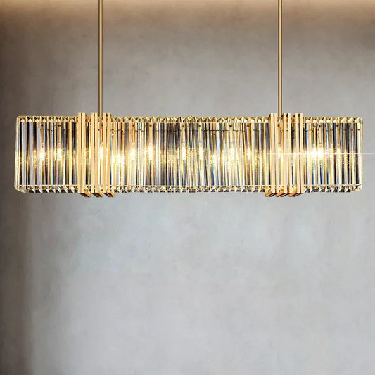 Luxe E14 LED Crystal Pendant Chandelier - DecorBites™