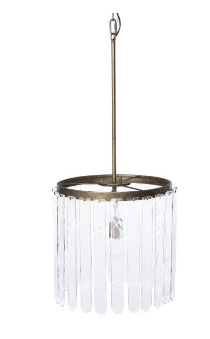 Dawson Glass Panel Chandelier