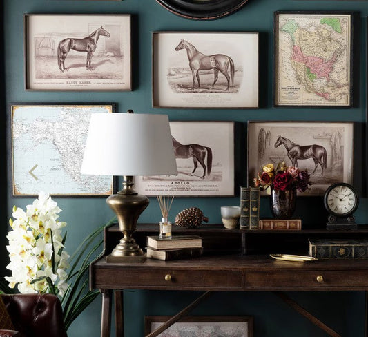 Hensworth Cast Aluminum Table Lamp – Antique Brass Finish