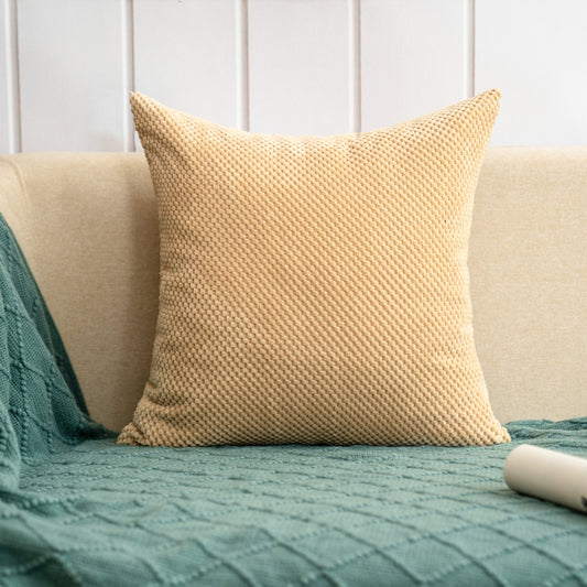 Hygge Texture Throw Pillow - 18"x18" (with insert)