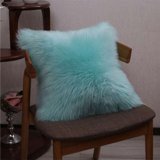Opulent Faux Mongolian Fur Pillow (With or Without Insert)