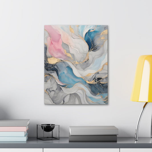 Celestial Currents: An Abstract Canvas