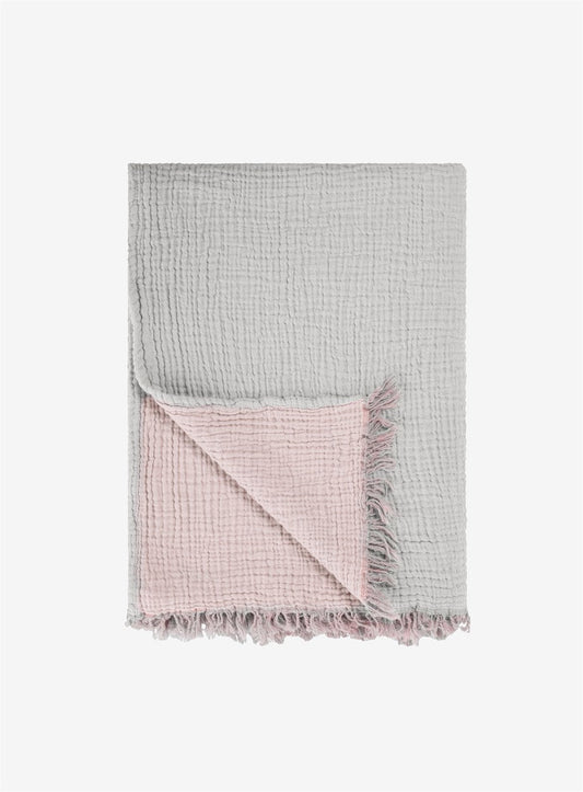 Reversible Double Gauze Cotton Throw Blanket