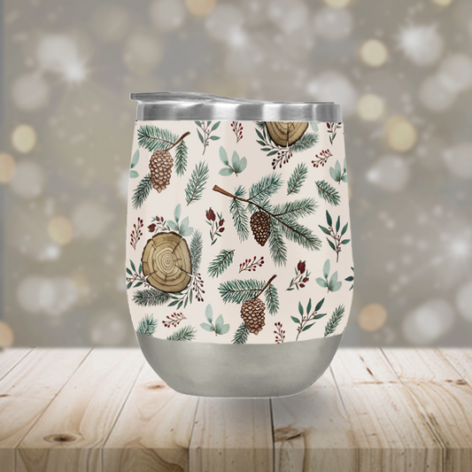 Winter Branches - Stemless Wine Tumbler