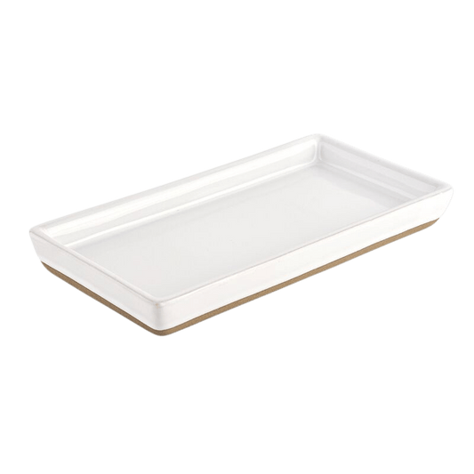 "Porcelain Vista" Stoneware Tray