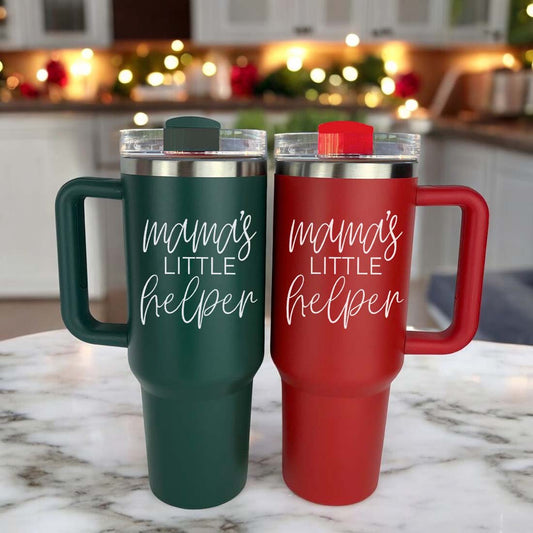 Mama's Little Helper -Tumbler with Handle, 40oz
