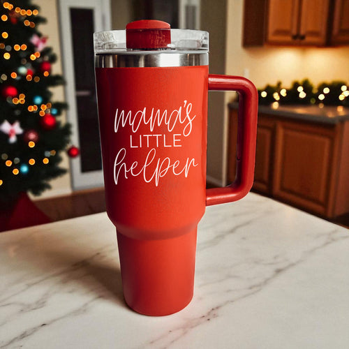 Mama's Little Helper -Tumbler with Handle, 40oz