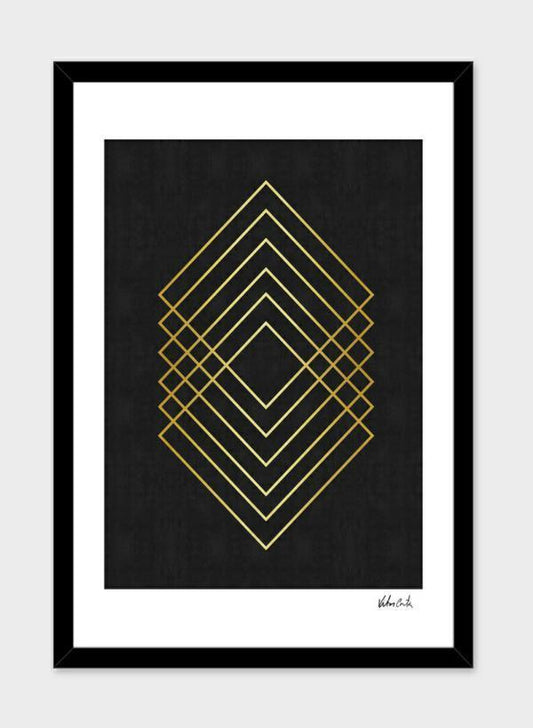 "Aethelred" Geometric Abstract Wall Art